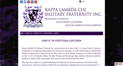 Desktop Screenshot of militaryfraternity.com